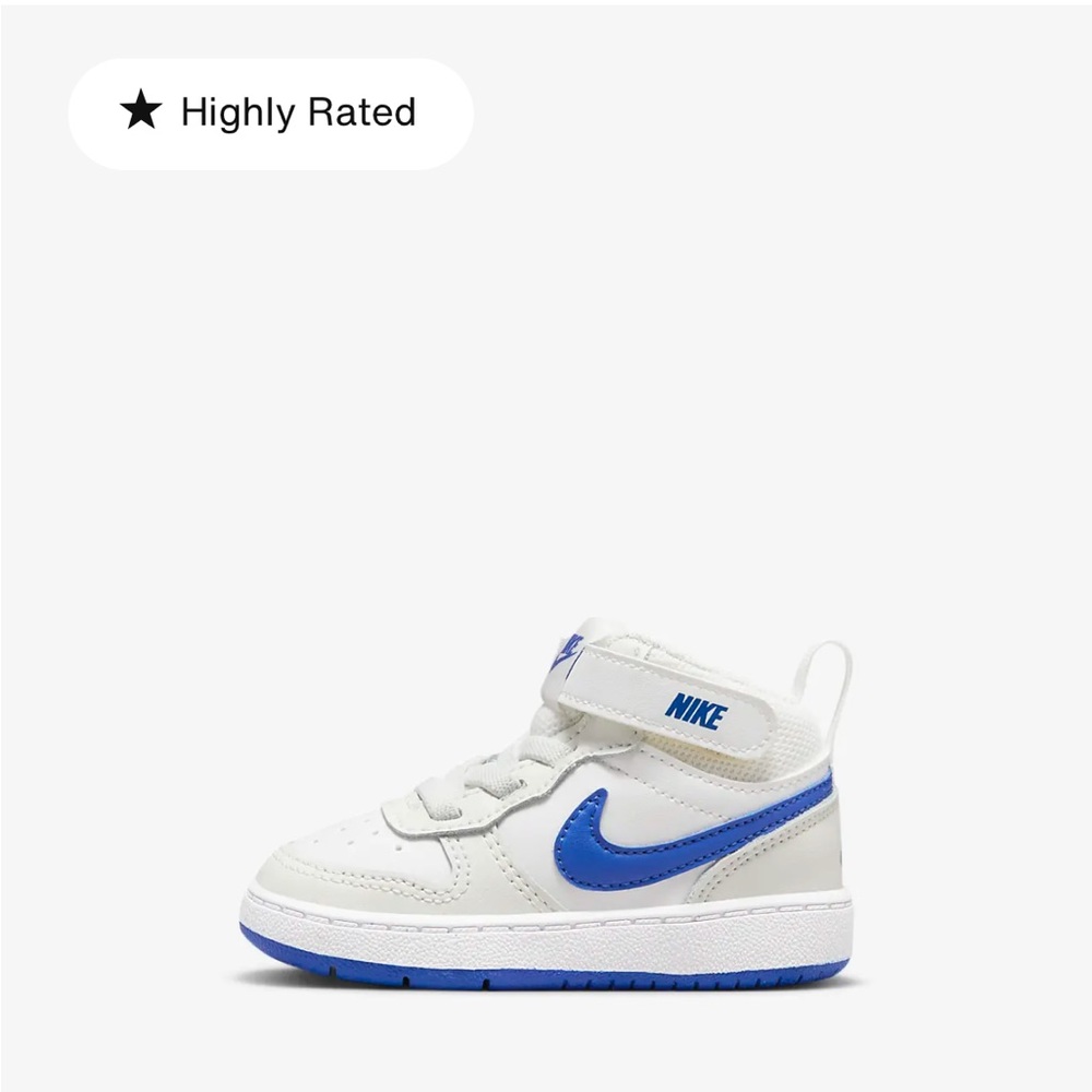 LIKE NEW Nike Court Borough Mid 2
Baby/Toddler Shoes Size 6C